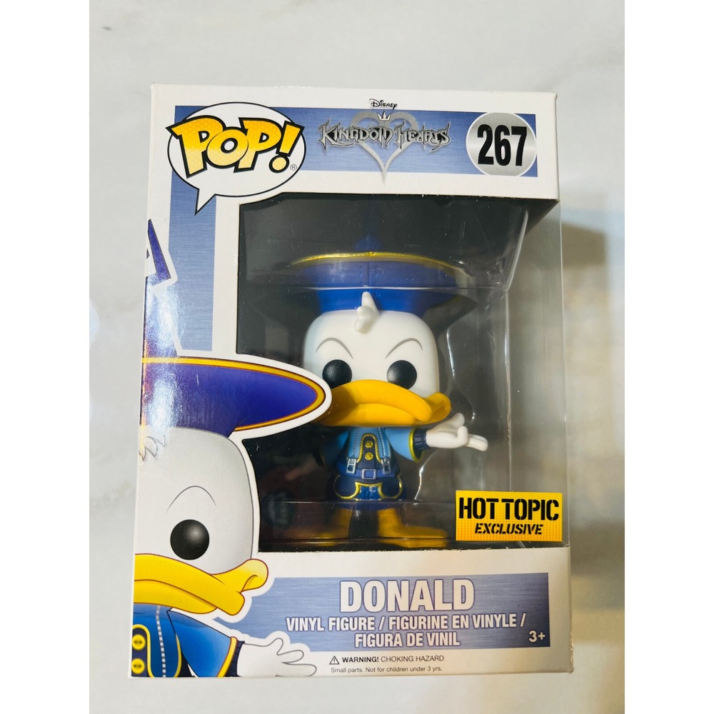 Funko Pop Kingdom Hearts Donald‎ Duck Mage 267 Hot Topic Exclusive Vinyl Figure